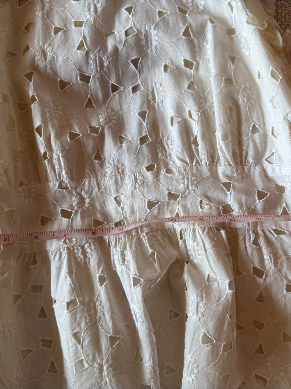 JCrew White Eyelet Ruffle Dress - Picture 10 of 10